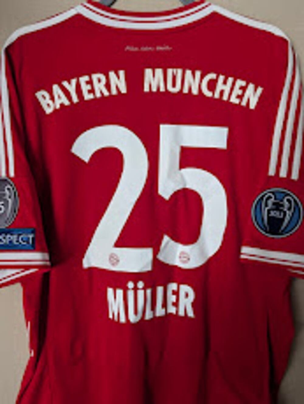 Bayern Munich 2013-14 Thomas Muller Home Jersey Mens XL UCL